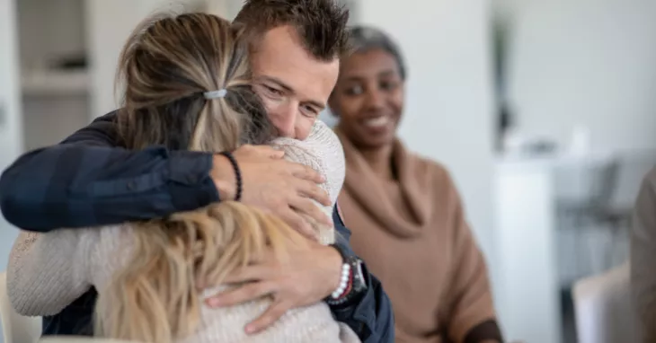Reuniting after getting recovering from addiction at Sozo Addiction Recovery Center