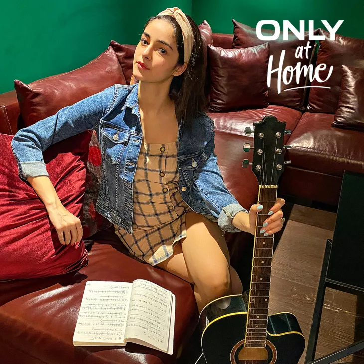 If there’s any outfit that will help you slay an event or outing, it's this checked mini dress from ONLY. You can style it with a denim jacket to dazzle like Ananya. Smart and sassy, you can wear this mini dress with a pair of high heels or go for a sporty vibe with a pair of sneakers.