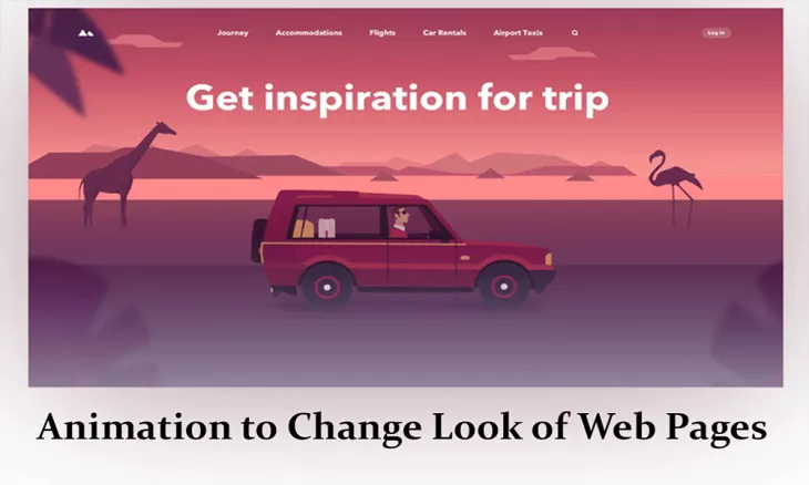 Contribution of Animation to Change Look of Web Pages