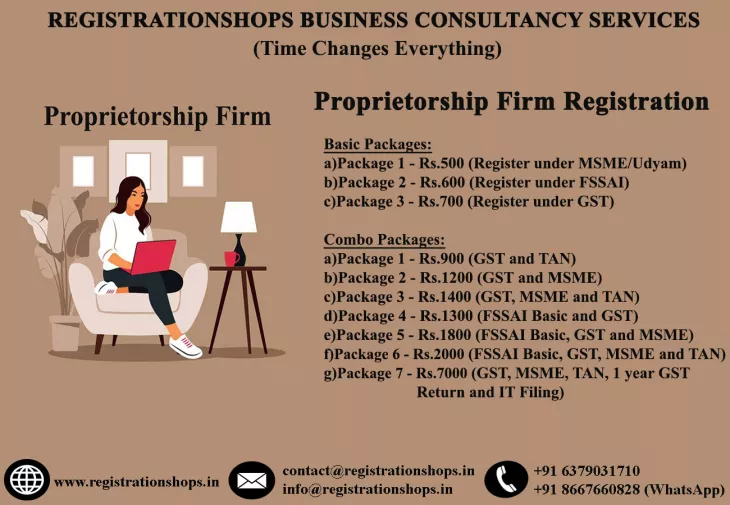 Proprietorship, proprietorship firm, proprietorship firm registration