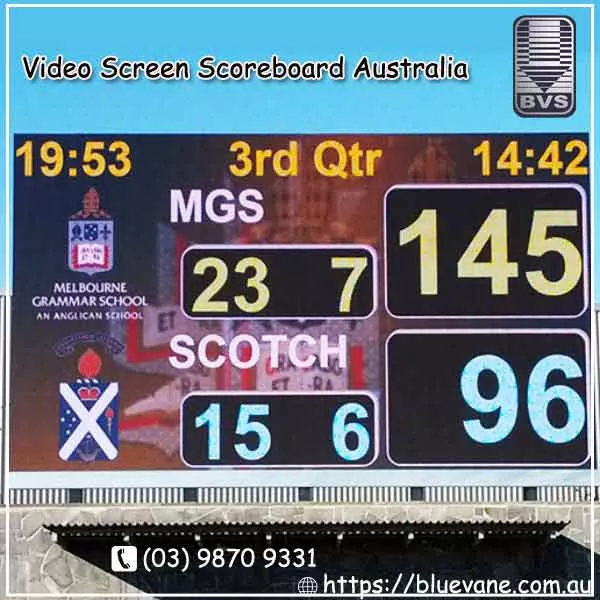 Video Screen Scoreboard Australia