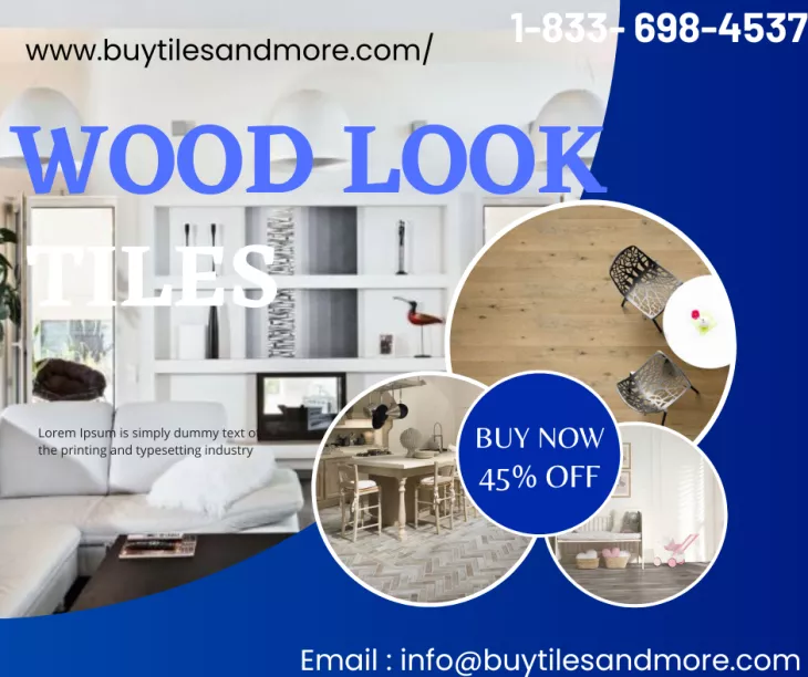 wood look tiles gives natural look to your living room, bedrooms and other home areas.