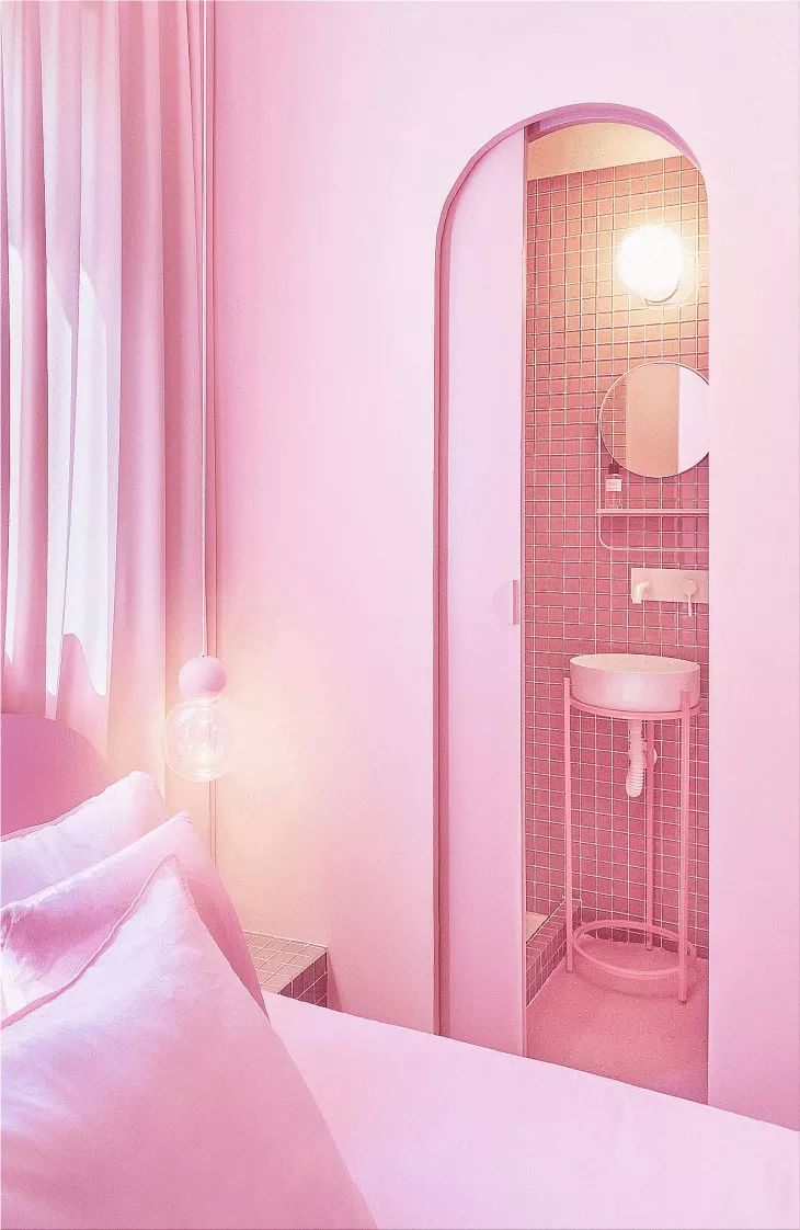 Pink Rental Apartment