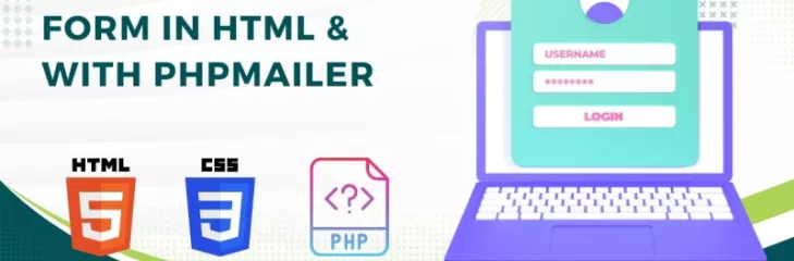 Image of how to build a registration form in HTML and with PHPMailer