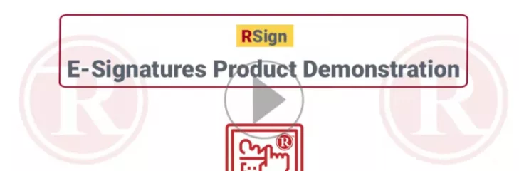 RSign Electronic Signature services