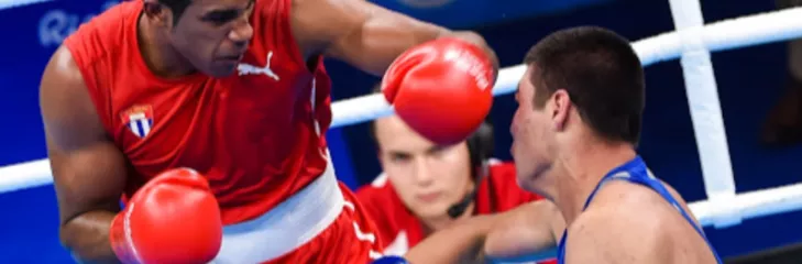 Cuban boxer Lázaro Álvarez