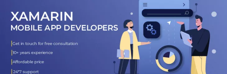 hire xamarin developer poster