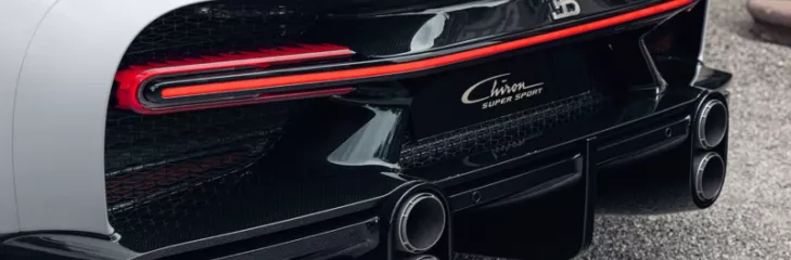 2022 Bugatti Chiron Super Sport with a maximum speed of 440 km / h